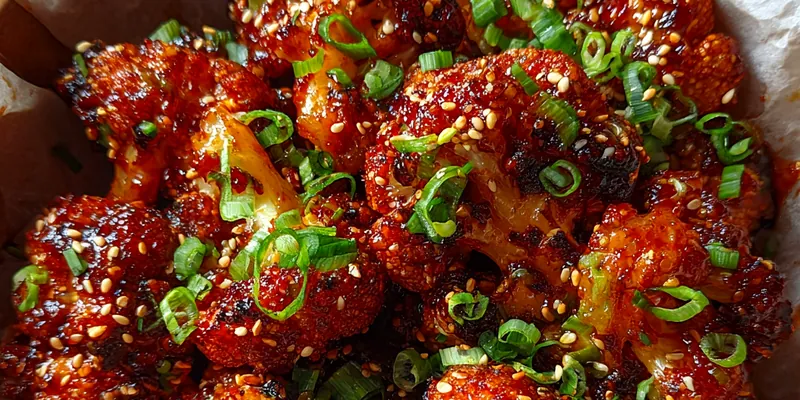Spicy Baked Cauliflower Bites
