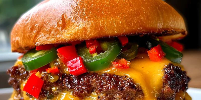 Spicy Cheesy Burger Delight