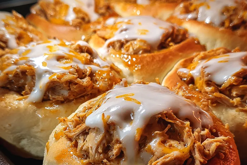 Fresh ingredients for Spicy Chicken Stuffed Rolls