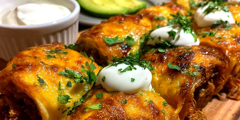 Spicy Chicken Taquito Rolls