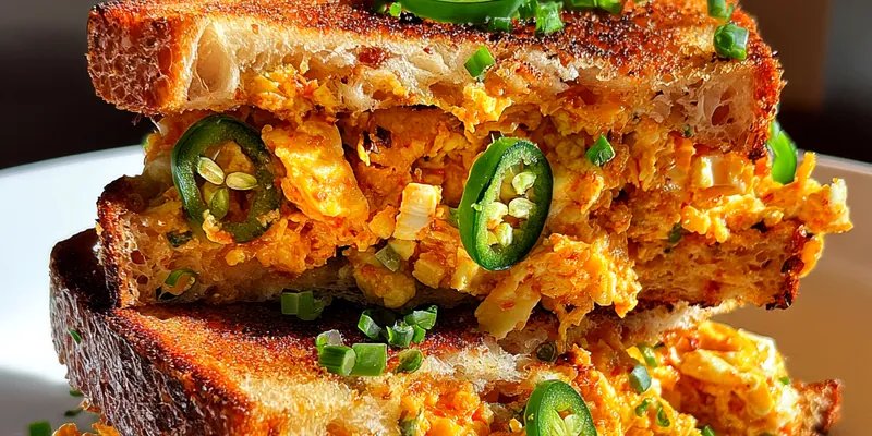 Spicy Egg Toast Delight