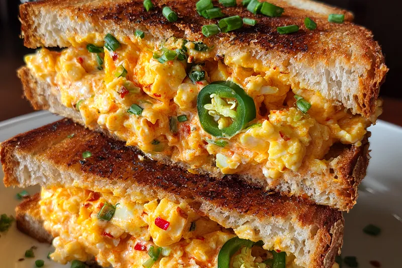 Fresh ingredients for Spicy Egg Toast Delight