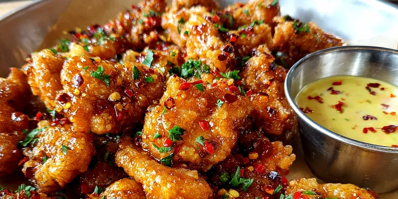 Spicy Glazed Fried Chicken