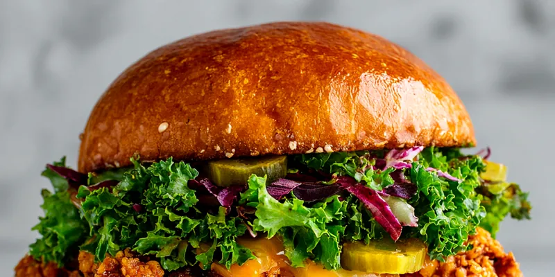 Spicy Honey Fried Chicken Sandwich