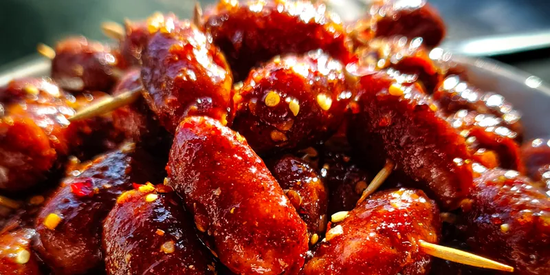 Spicy Honey Garlic Sausages