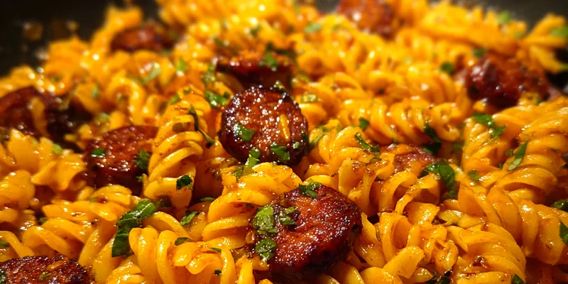 Spicy Honey Sausage Pasta
