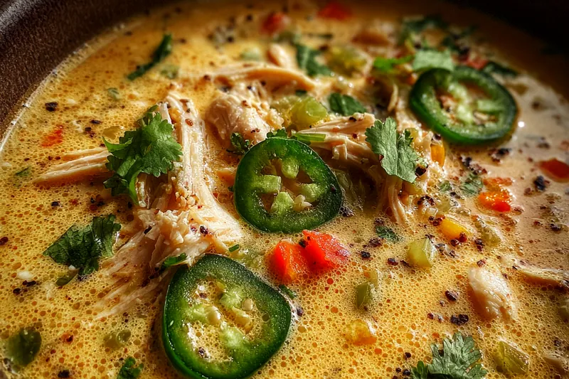 Fresh ingredients for Spicy Jalapeño Chicken Soup