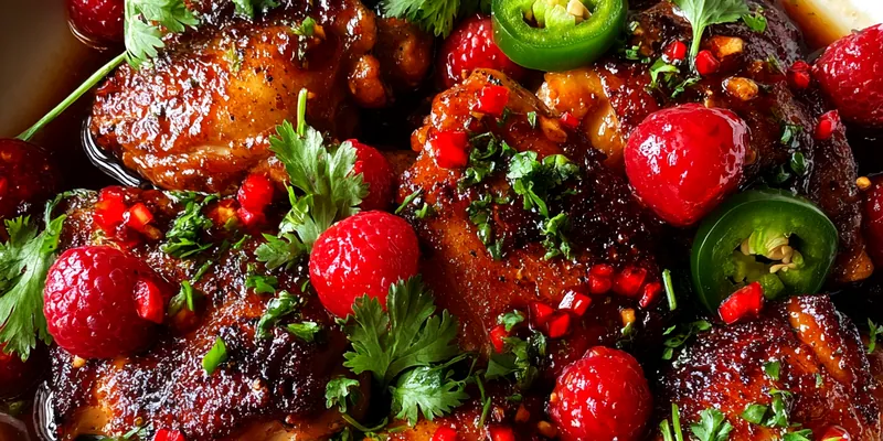 Spicy Jalapeno Raspberry Chicken