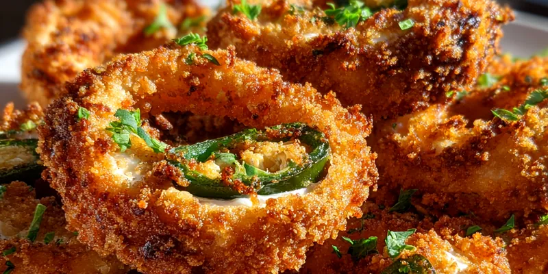 Spicy Jalapeño Stuffed Rings