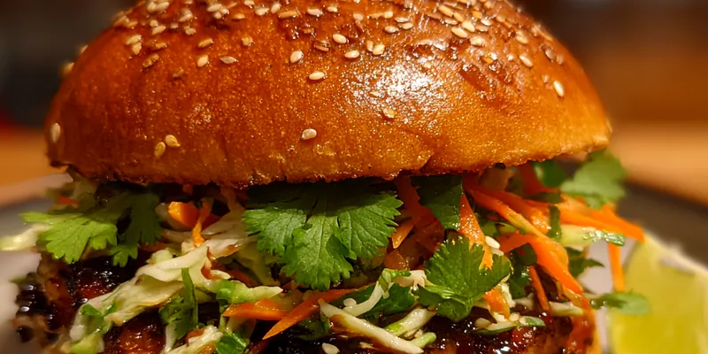 Spicy Korean Chicken Sandwich