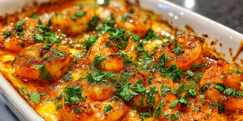 Spicy Shrimp Bake Delight