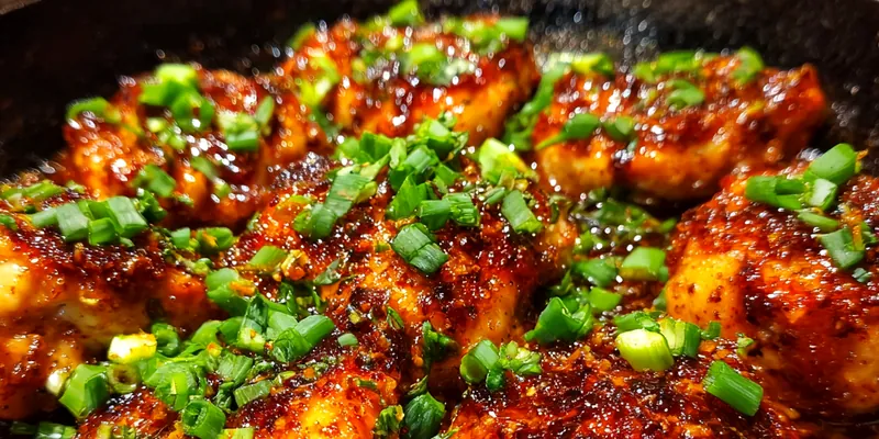 Spicy Sweet Chicken Skillet