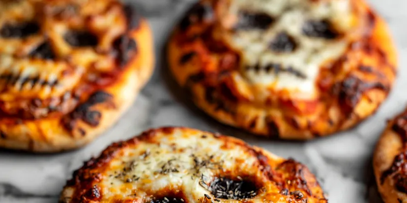 Spooky Halloween Skull Pizzas
