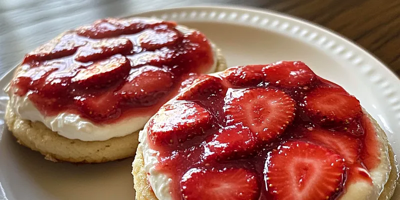 Creamy Strawberry Cheesecake Cookies