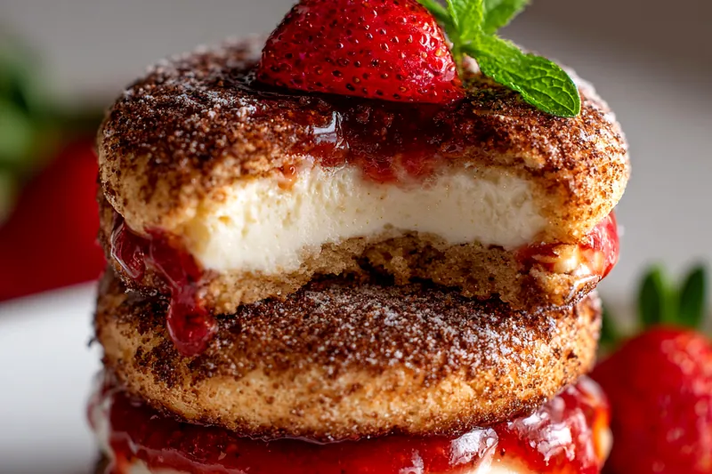 Fresh ingredients for Strawberry Cheesecake Cookies