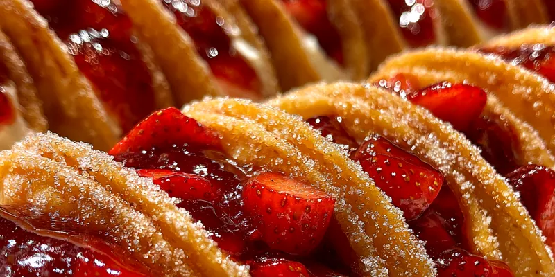 Strawberry Cheesecake Dessert Tacos