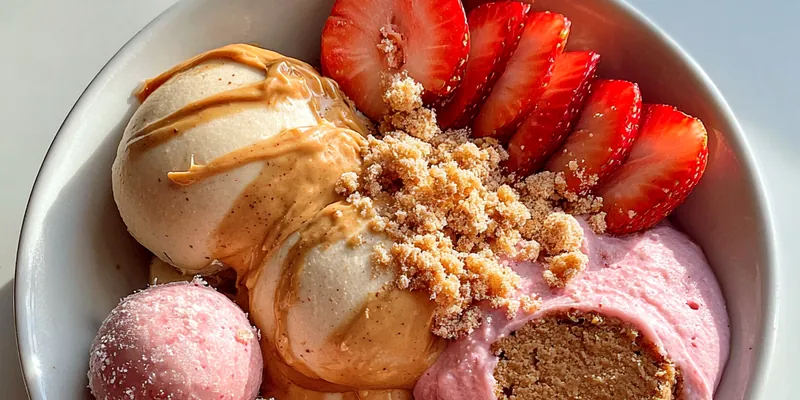 Strawberry Cheesecake Protein Balls