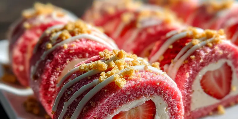 Strawberry Cheesecake Rolls