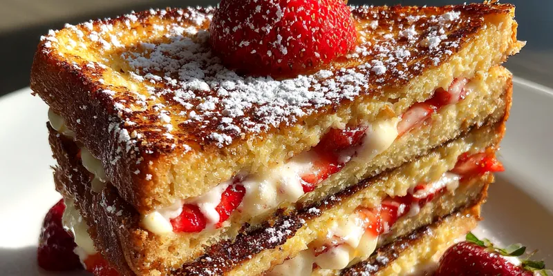 Strawberry Cream Cheese Toast