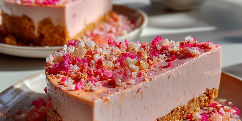 Strawberry Crumble Icebox Delight