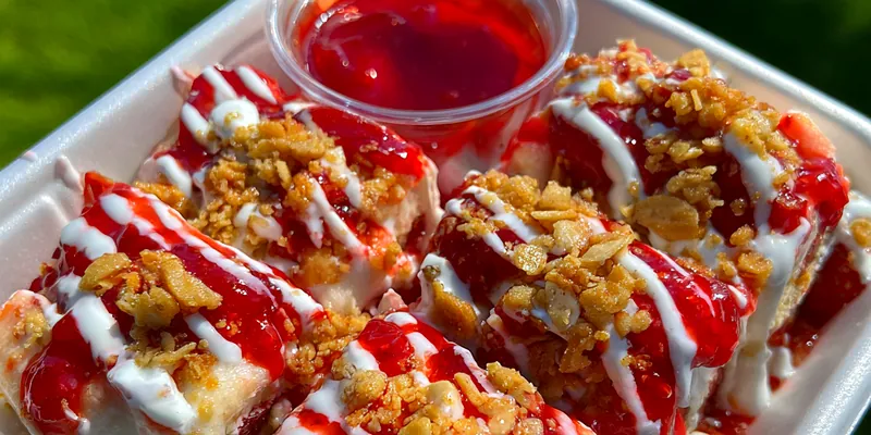 Strawberry Crunch Cheesecake Chunks