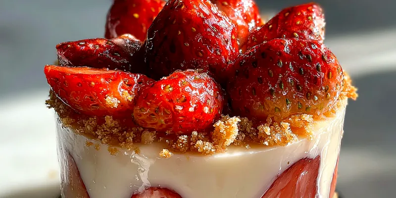 Strawberry Crunch Layered Delight