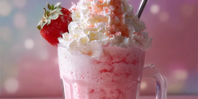 Classic Creamy Strawberry Milkshake Recipe