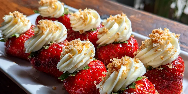 Stuffed Strawberry Delights