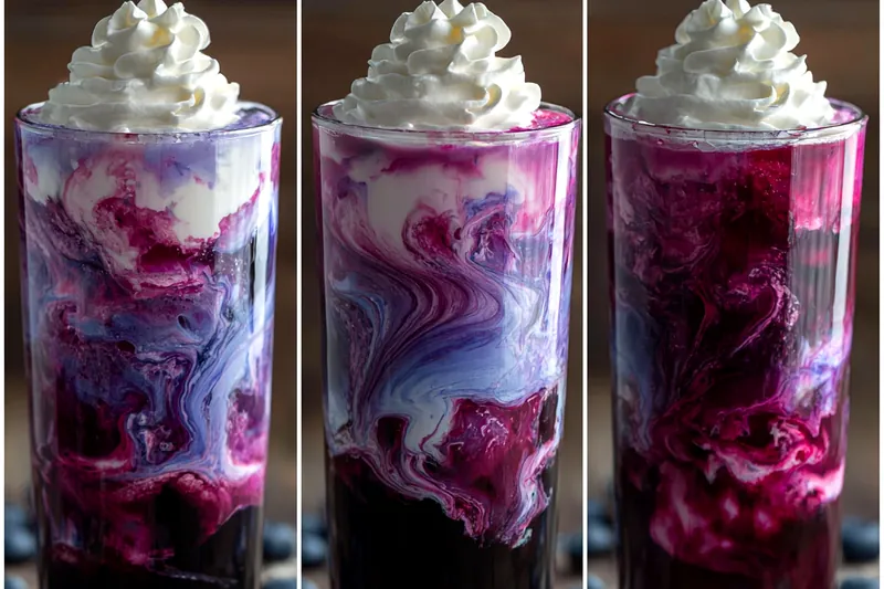 Cooking process for Sugar-Free Blueberry Cream Soda