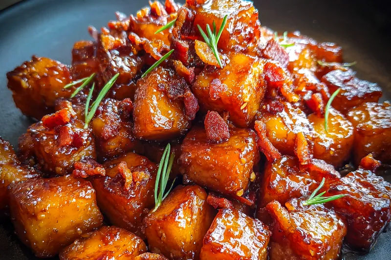 Fresh ingredients for Sweet Glazed Chicken Bites