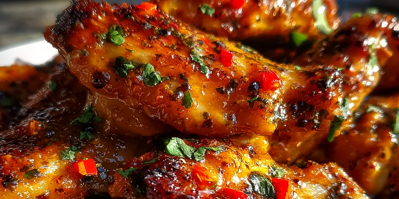Sweet Glazed Chicken Wings