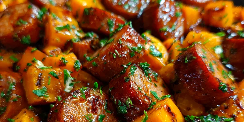 Sweet Glazed Sausage Delight