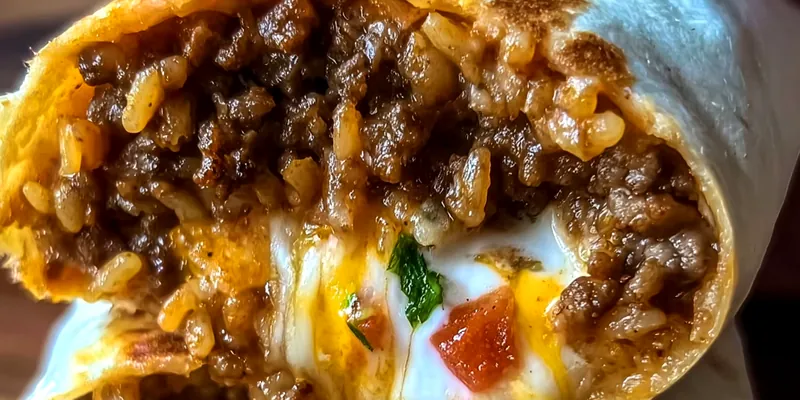 Taco Melts - Homemade Taco Bell Beefy Melt Burrito