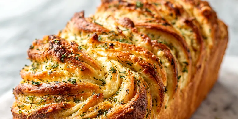 The Ultimate Swirled Garlic Herb and Cheese Bread Recipe