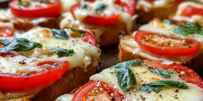 Tomato Basil Garlic Toast