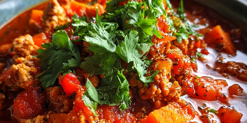 Hearty Turkey Sweet Potato Chili Recipe