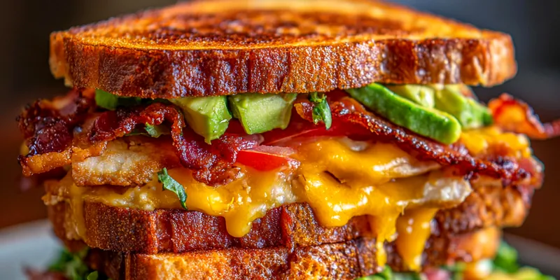 Ultimate Layered Sandwich Delight