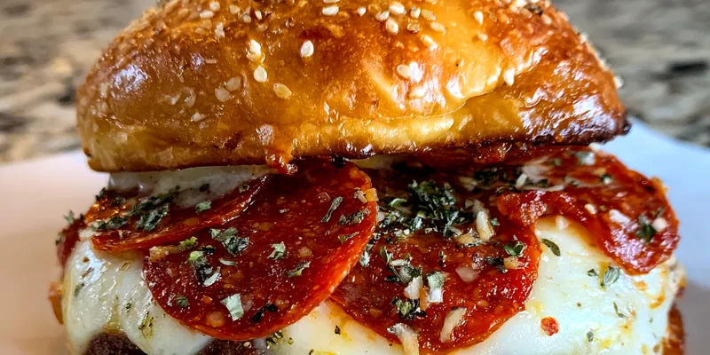 Ultimate Pizza Burger Delight