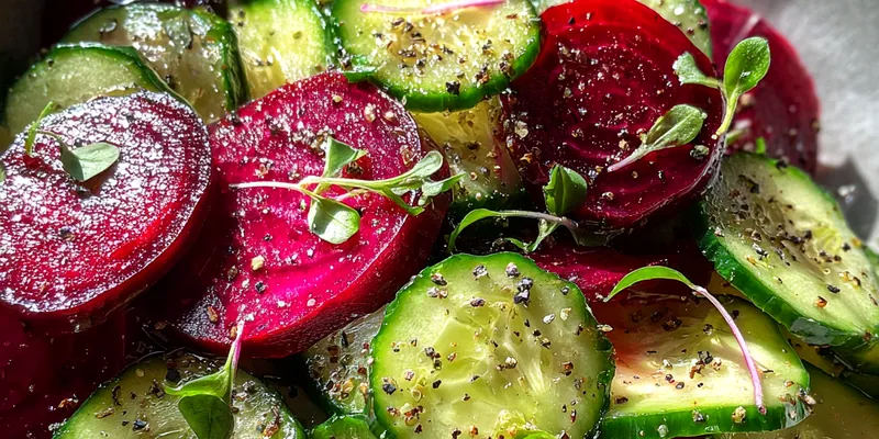 Vibrant Beetroot Cucumber Salad
