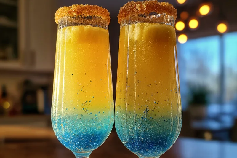 Cooking process for Vibrant Holiday Cocktail