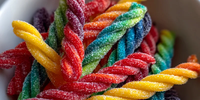 Vibrant Sugary Candy Twists
