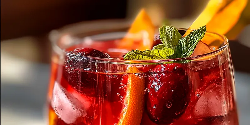 Vodka Sangria Red Cocktail