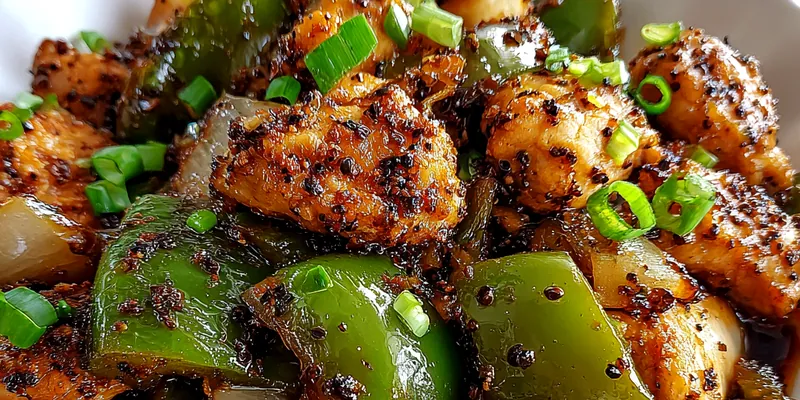Zesty Black Pepper Chicken