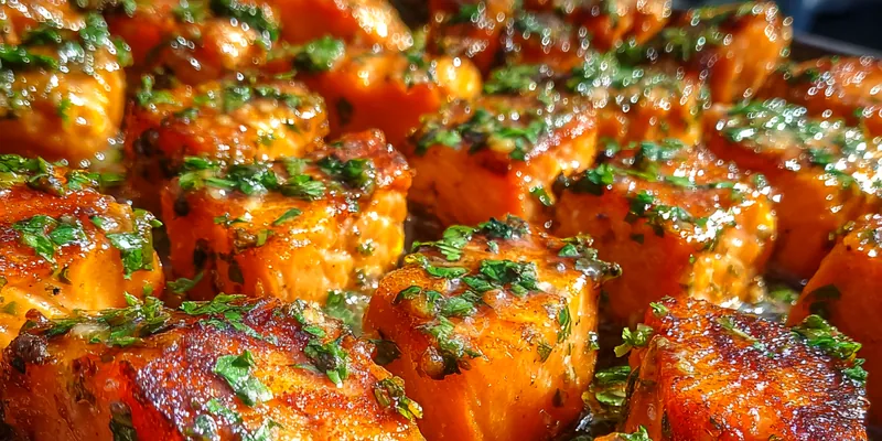 Zesty Grilled Salmon Bites