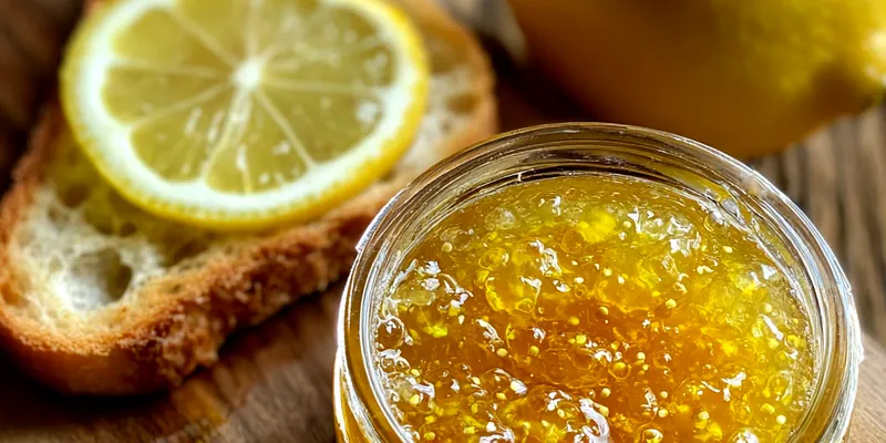 Zesty Lemon Fruit Preserve